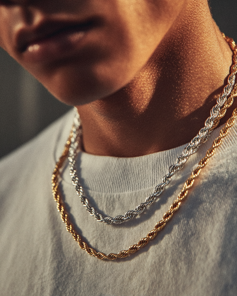 Rope Chain Necklace- The Sovereign Rope
